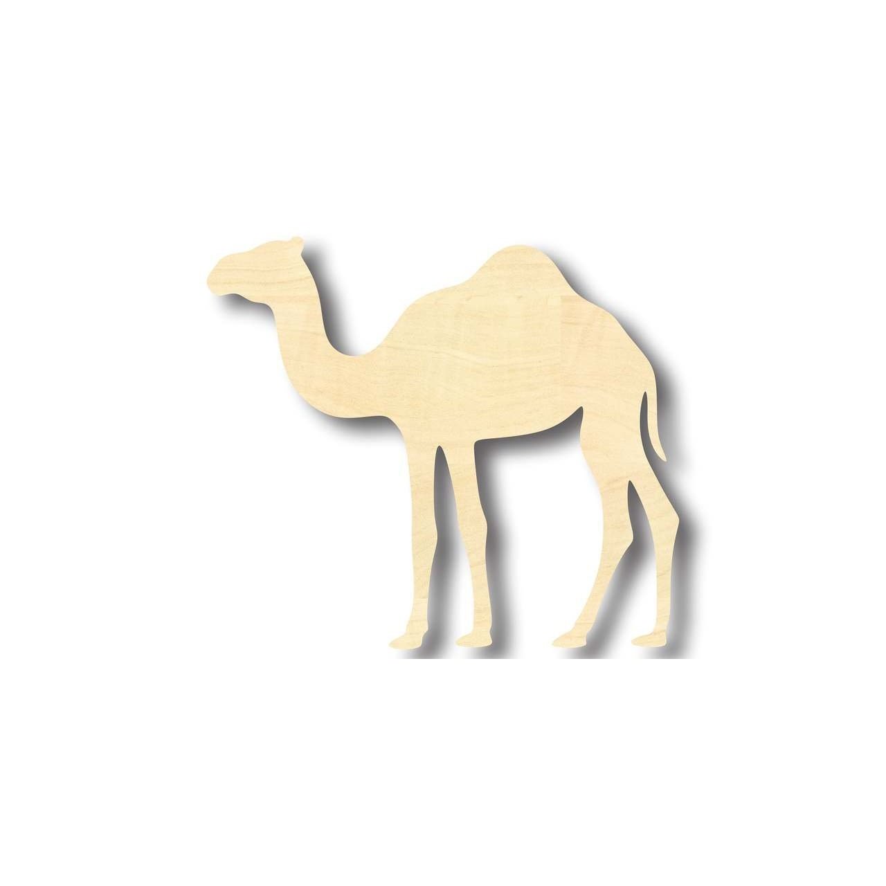 Unfinished Wooden Camel Shape - Animal - Craft - up to 24