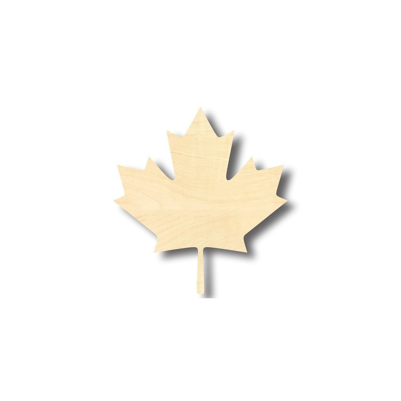 Unfinished Wooden Canadian Maple Leaf Shape - Leaves - Craft - up to 24" DIY-24 Hour Crafts
