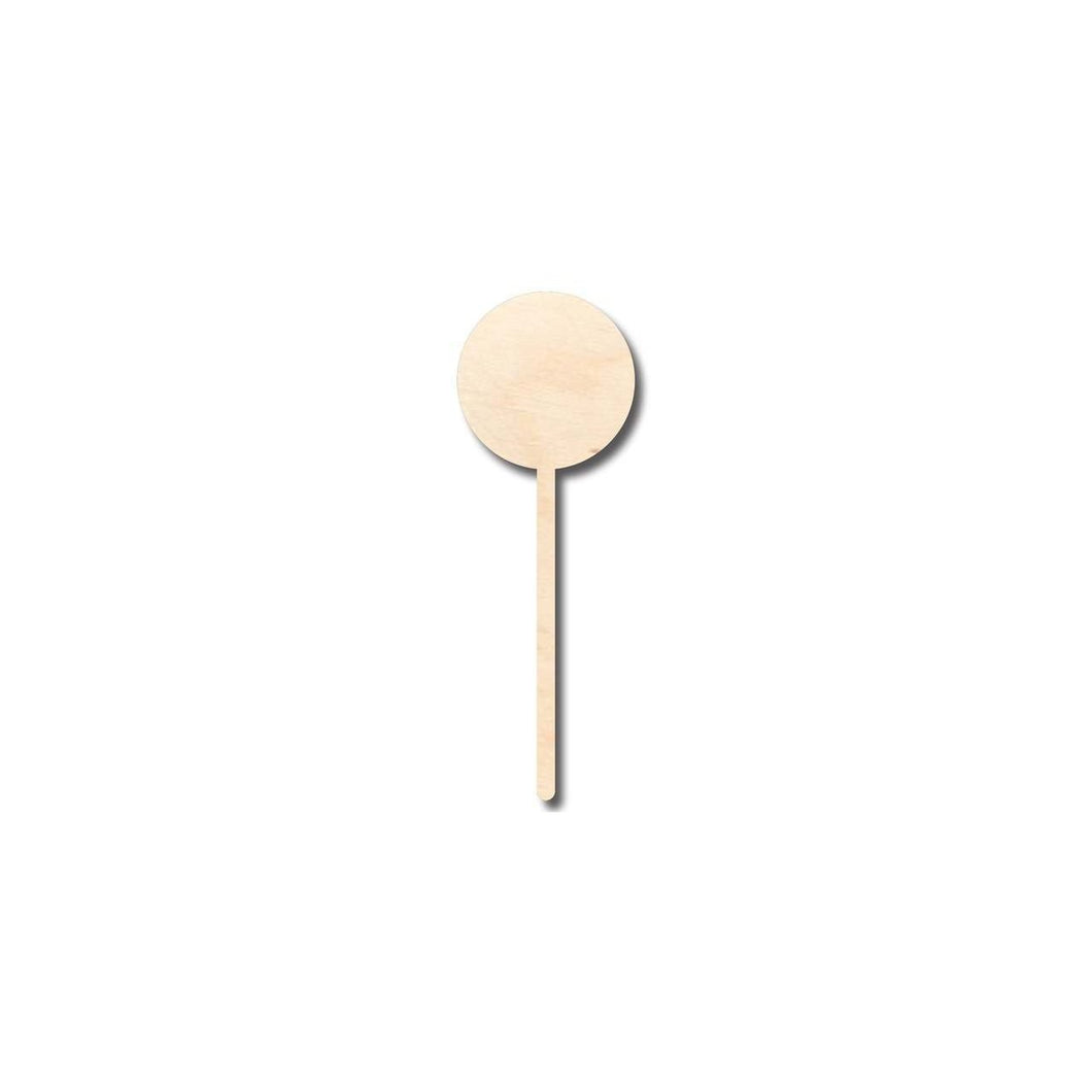 Unfinished Wooden Candy Lollipop Shape - Craft - up to 24