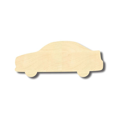 Unfinished Wooden Car Shape - Craft - up to 24