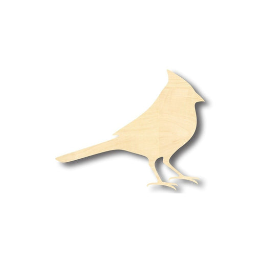 Unfinished Wooden Cardinal Shape - Animal - Wildlife - Craft - up to 24