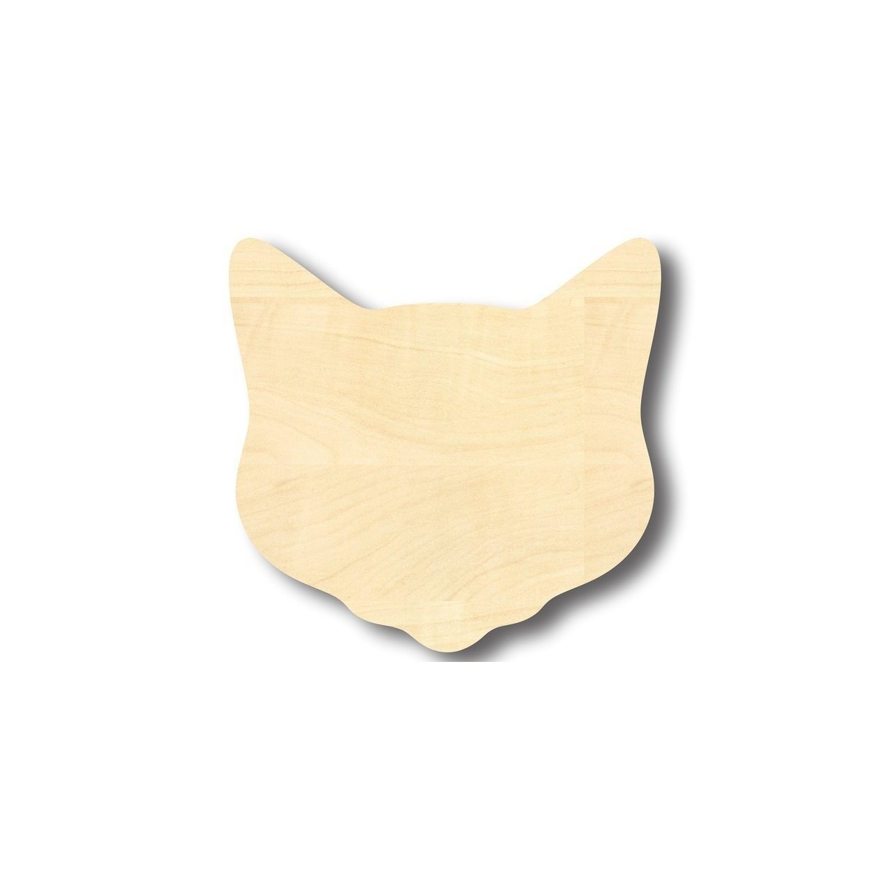 Unfinished Wooden Cat Head Shape - Animal - Pet - Craft - up to 24" DIY-24 Hour Crafts