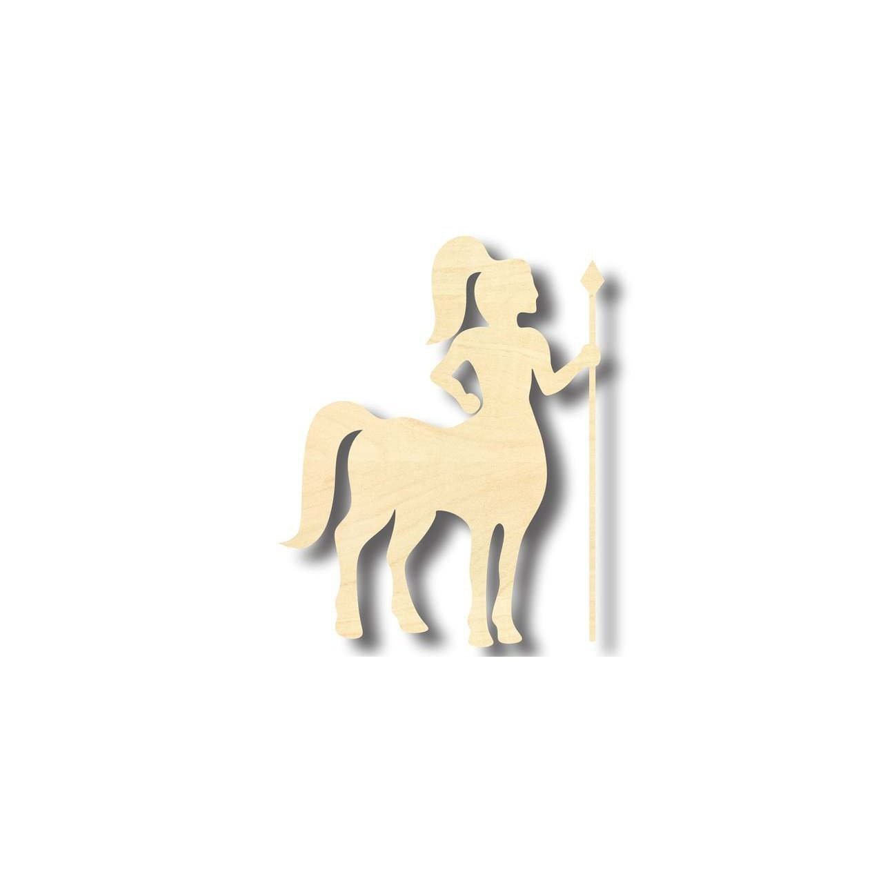 Unfinished Wooden Centaur Shape - Mythical - Craft - up to 24" DIY-24 Hour Crafts