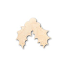 Unfinished Wooden Christmas Holly Shape - Craft - up to 24" DIY-24 Hour Crafts