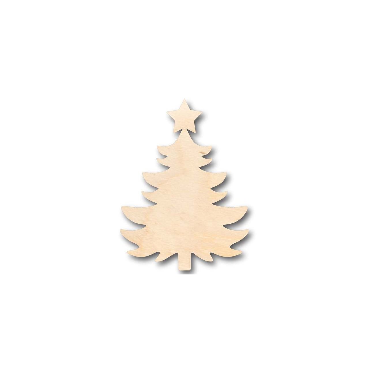 Unfinished Wooden Christmas Tree Shape - Craft - up to 24" DIY-24 Hour Crafts