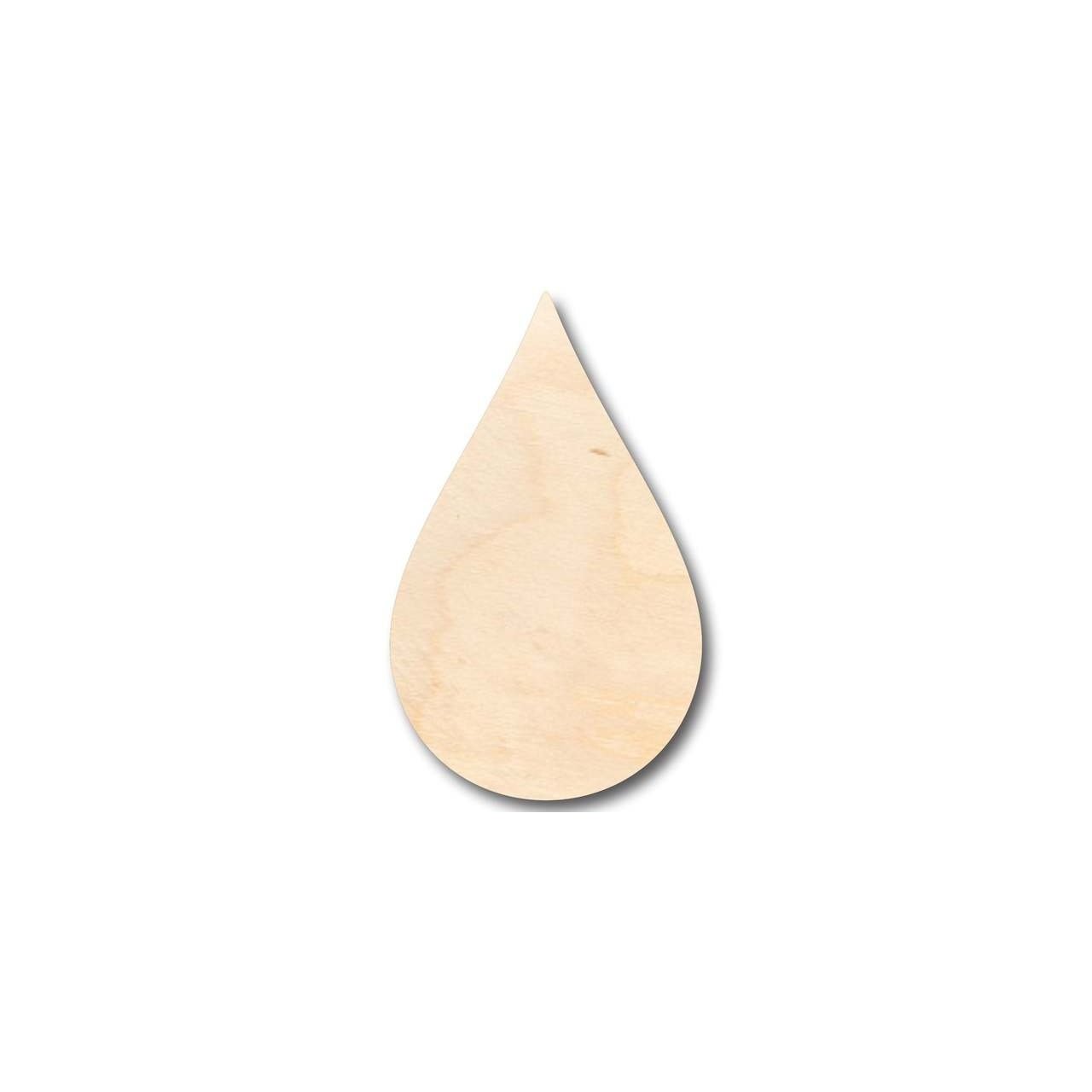 Unfinished Wooden Cloud Raindrop Shape - Sky - Craft - up to 24" DIY-24 Hour Crafts