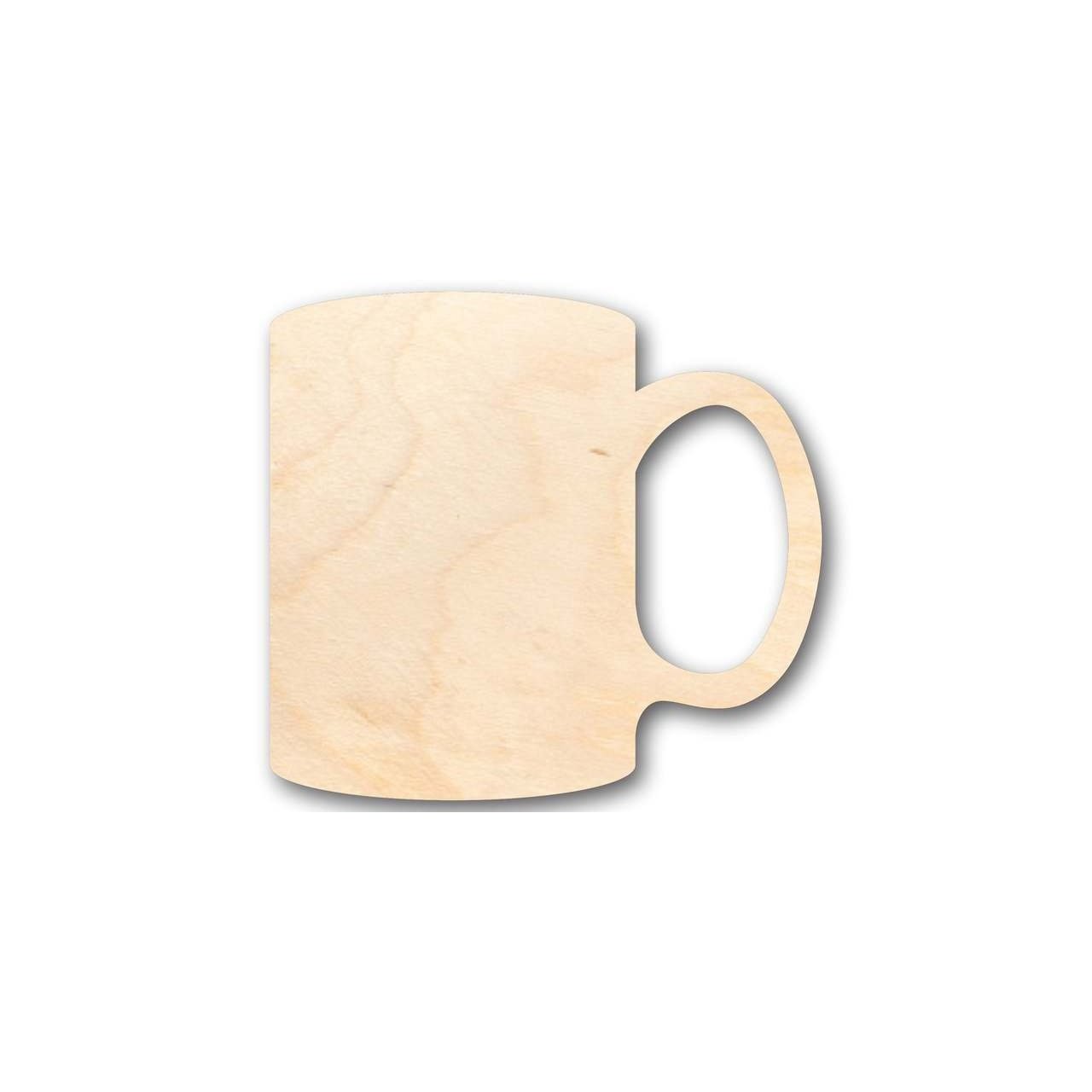 Unfinished Wooden Coffee Mug Shape - Kitchen - Craft - up to 24" DIY-24 Hour Crafts