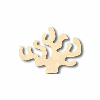 Unfinished Wooden Coral Shape - Ocean - Nursery - Craft - up to 24
