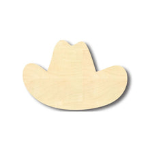 Load image into Gallery viewer, Unfinished Wooden Cowboy Hat Shape - Western - Craft - up to 24&quot; DIY-24 Hour Crafts
