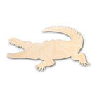 Unfinished Wooden Crocodile Shape - Animal - Craft - up to 24" DIY-24 Hour Crafts