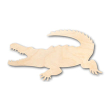 Load image into Gallery viewer, Unfinished Wooden Crocodile Shape - Animal - Craft - up to 24&quot; DIY-24 Hour Crafts
