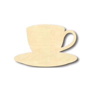 Unfinished Wooden Cup of Tea Shape - Kitchen - Craft - up to 24" DIY-24 Hour Crafts