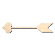 Load image into Gallery viewer, Unfinished Wooden Cupid Arrow Shape - Valentine&#39;s - Love - Craft - up to 24&quot; DIY-24 Hour Crafts
