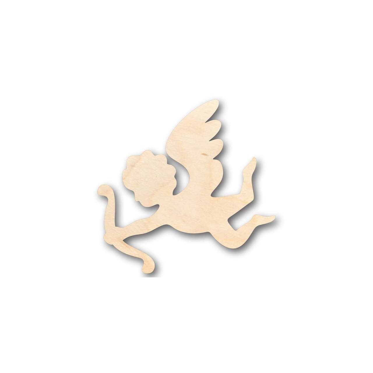 Unfinished Wooden Cupid Shape - Valentine's - Love - Craft - up to 24" DIY-24 Hour Crafts