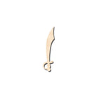 Unfinished Wooden Cutlass Shape - Pirates - Craft - up to 24" DIY-24 Hour Crafts