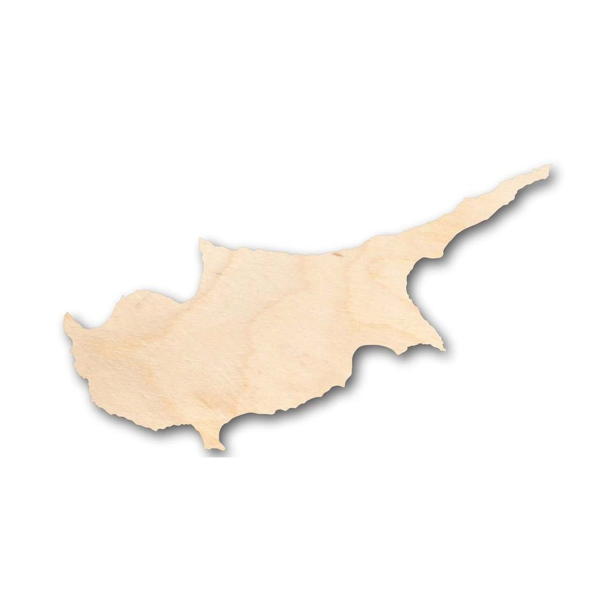Unfinished Wood Cyprus Shape - Country - Craft - up to 46