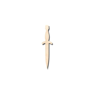 Unfinished Wooden Dagger Shape - Craft - up to 24" DIY-24 Hour Crafts