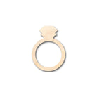 Unfinished Wooden Diamond Ring Shape - Craft - up to 24" DIY-24 Hour Crafts