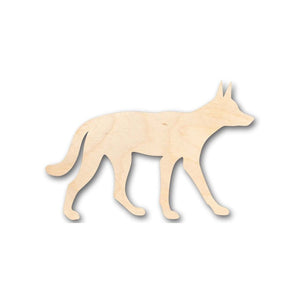 Unfinished Wooden Dingo Shape - Animal - Craft - up to 24" DIY-24 Hour Crafts