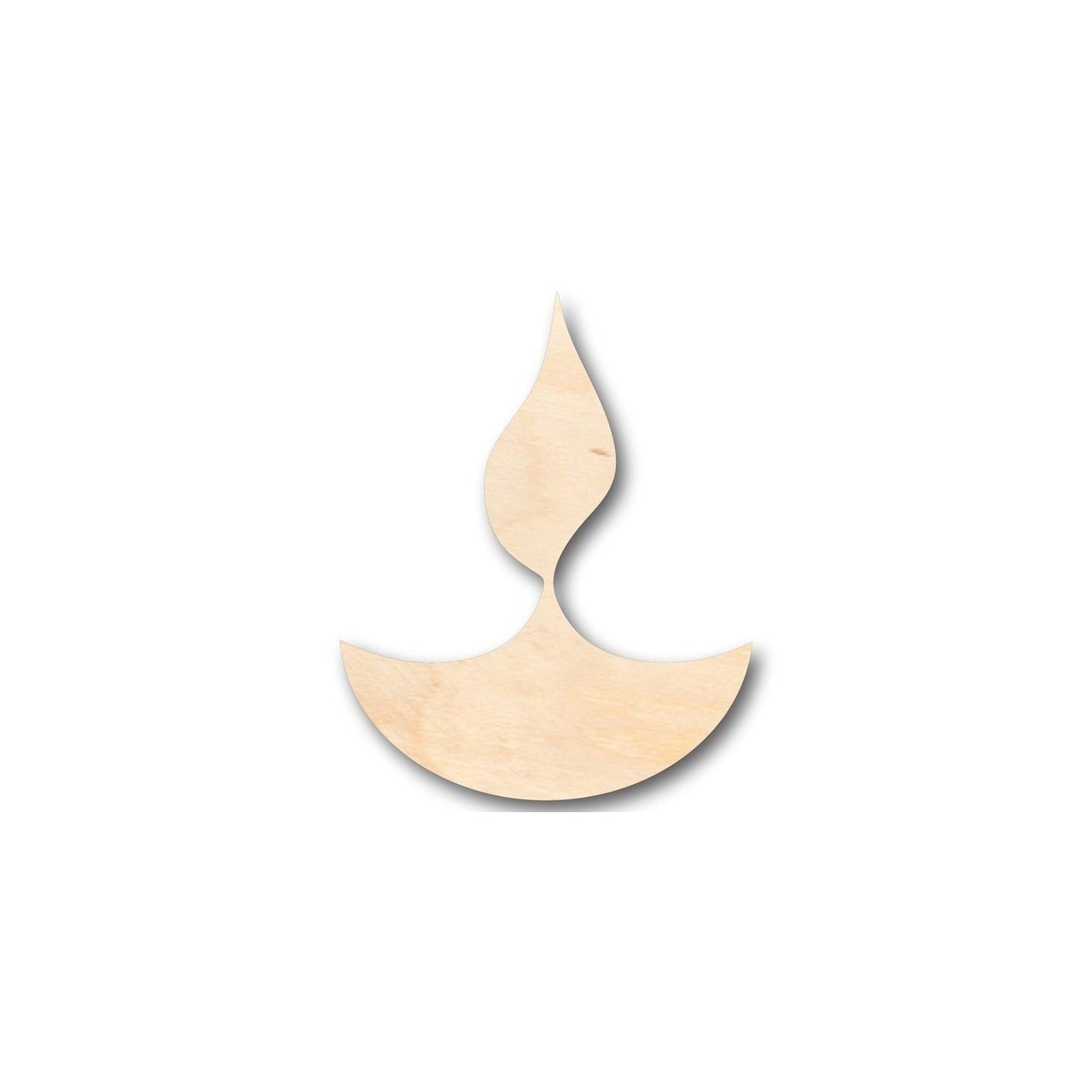 Unfinished Wooden Diwali Shape - Craft - up to 24" DIY-24 Hour Crafts
