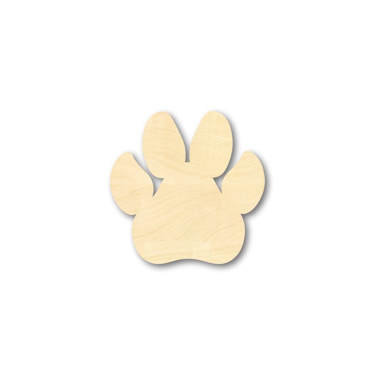 Unfinished Wooden Dog Paw Shape - Animal - Pet - Craft - up to 24" DIY-24 Hour Crafts