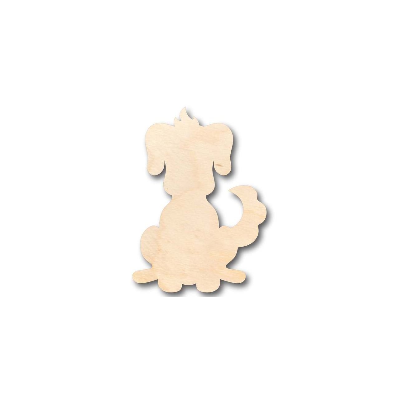 Unfinished Wooden Dog Shape - Animal - Pet - Craft - up to 24" DIY-24 Hour Crafts