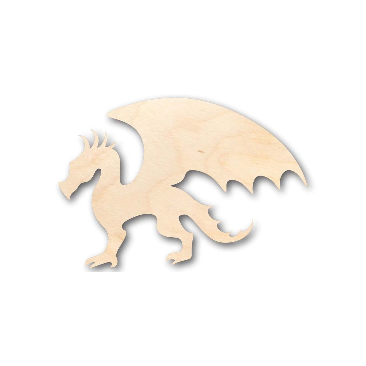 Unfinished Wooden Dragon Shape - Mythical - Beast - Craft - up to 24" DIY-24 Hour Crafts