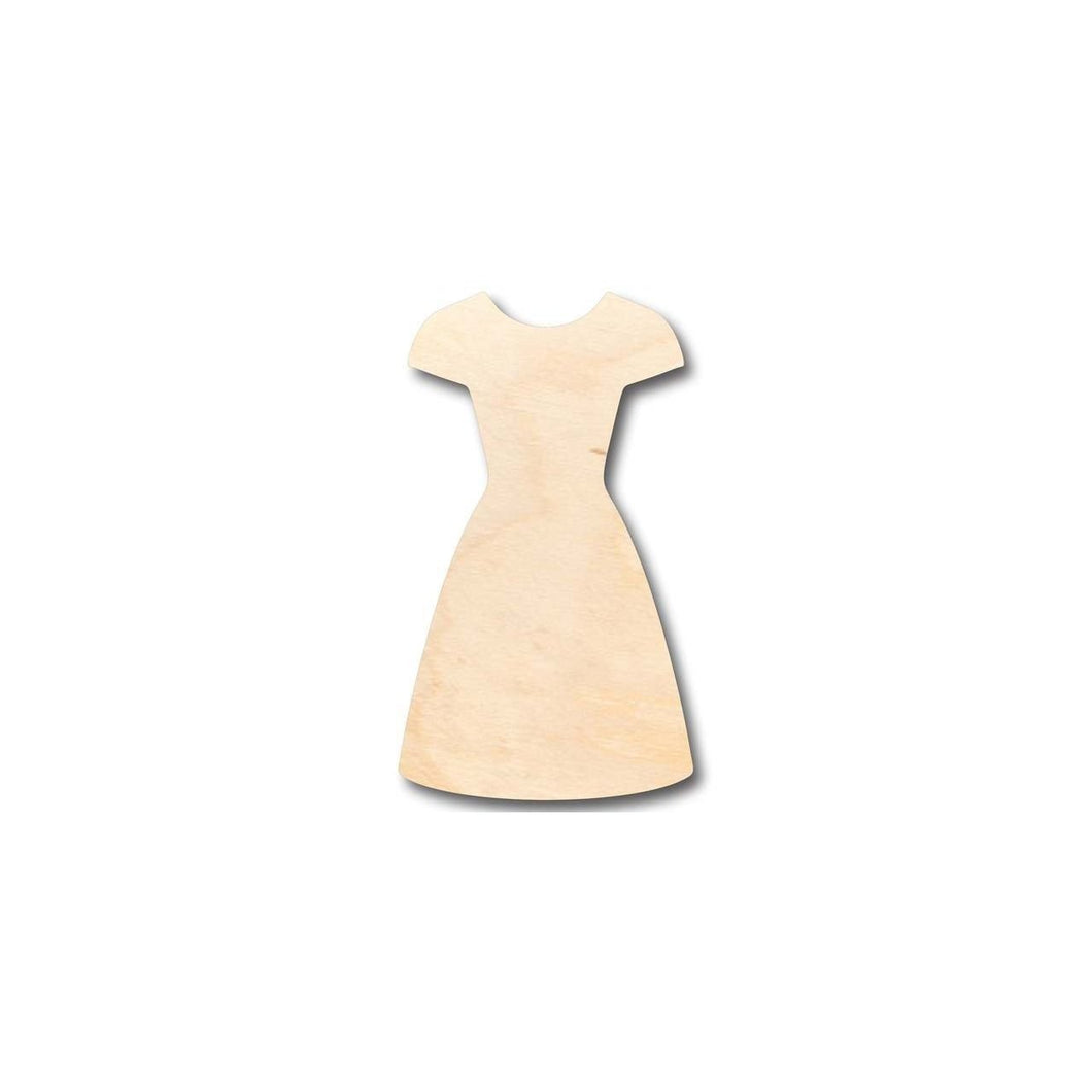 Unfinished Wooden Dress Shape - Craft - up to 24