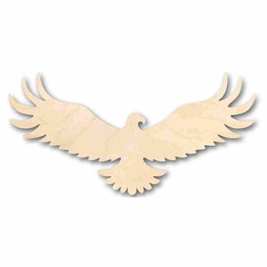 Unfinished Wooden Eagle Shape - Animal - Wildlife - Craft - up to 24" DIY-24 Hour Crafts