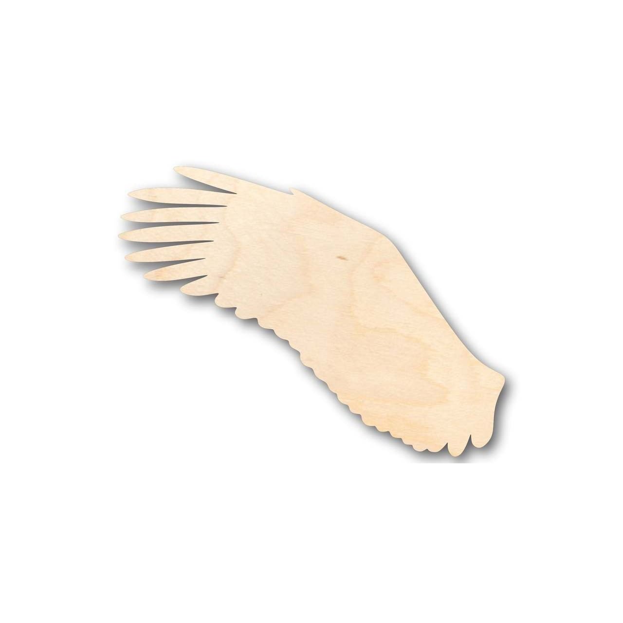 Unfinished Wooden Eagle Wing Shape - Animal - Wildlife - Craft - up to 24
