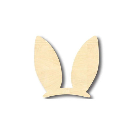 Unfinished Wooden Easter Bunny Ears Shape - Craft - up to 24