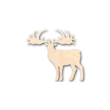 Load image into Gallery viewer, Unfinished Wooden Elk Shape - Animal - Wildlife - Craft - up to 24&quot; DIY-24 Hour Crafts
