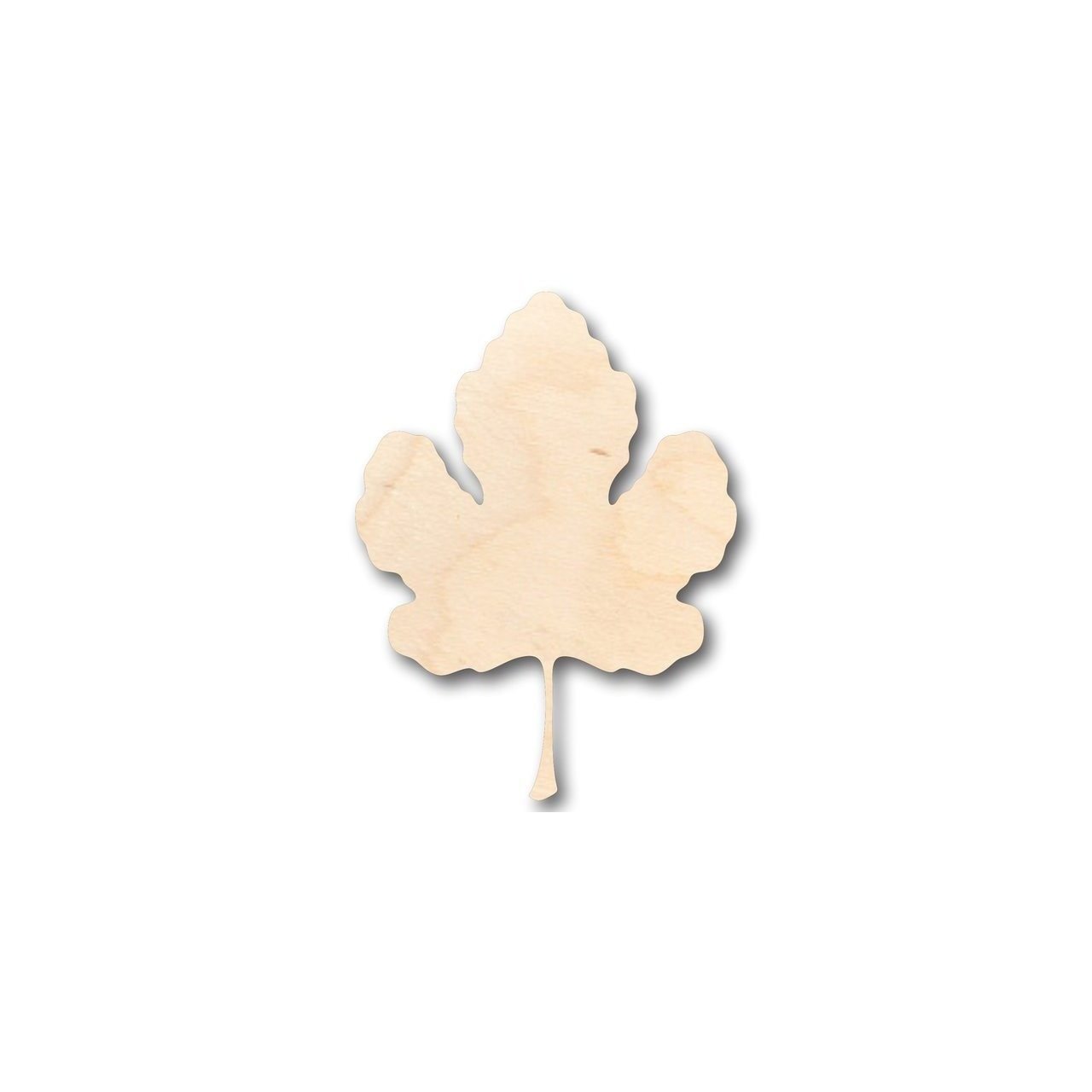 Unfinished Wooden Fig Leaf Shape - Fall - Fruit - Craft - up to 24" DIY-24 Hour Crafts