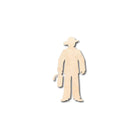 Unfinished Wooden Firefighter Fireman Shape - Craft - up to 24" DIY-24 Hour Crafts