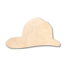 Load image into Gallery viewer, Unfinished Wooden Fireman&#39;s Hat Shape - Firefighter - Craft - up to 24&quot; DIY-24 Hour Crafts

