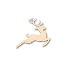 Load image into Gallery viewer, Unfinished Wooden Flying Reindeer Shape - Rudolph - Christmas - Ornament - Craft - up to 24&quot; DIY-24 Hour Crafts
