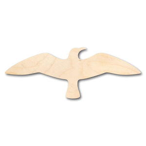 Unfinished Wooden Flying Seagull Shape - Animal - Wildlife - Craft - up to 24" DIY-24 Hour Crafts