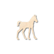 Load image into Gallery viewer, Unfinished Wooden Foal Horse Shape - Animal - Craft - up to 24&quot; DIY-24 Hour Crafts
