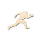 Unfinished Wooden Football Player Shape - Sports - Craft - up to 24"-24 Hour Crafts