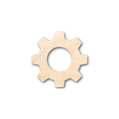 Unfinished Wooden Gear Shape - Steampunk Wedding DIY - Craft - up to 24