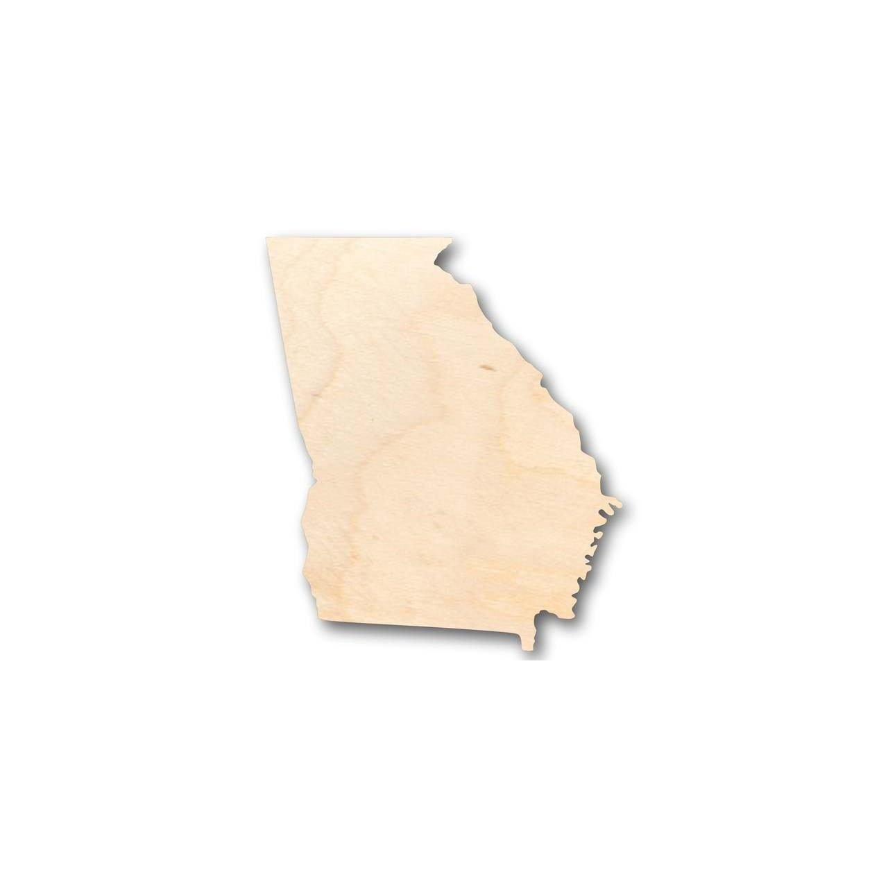 Unfinished Wooden Georgia Shape - State - Craft - up to 24" DIY-24 Hour Crafts