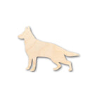 Unfinished Wooden German Shepherd Dog Shape - Animal - Pet - Craft - up to 24" DIY-24 Hour Crafts