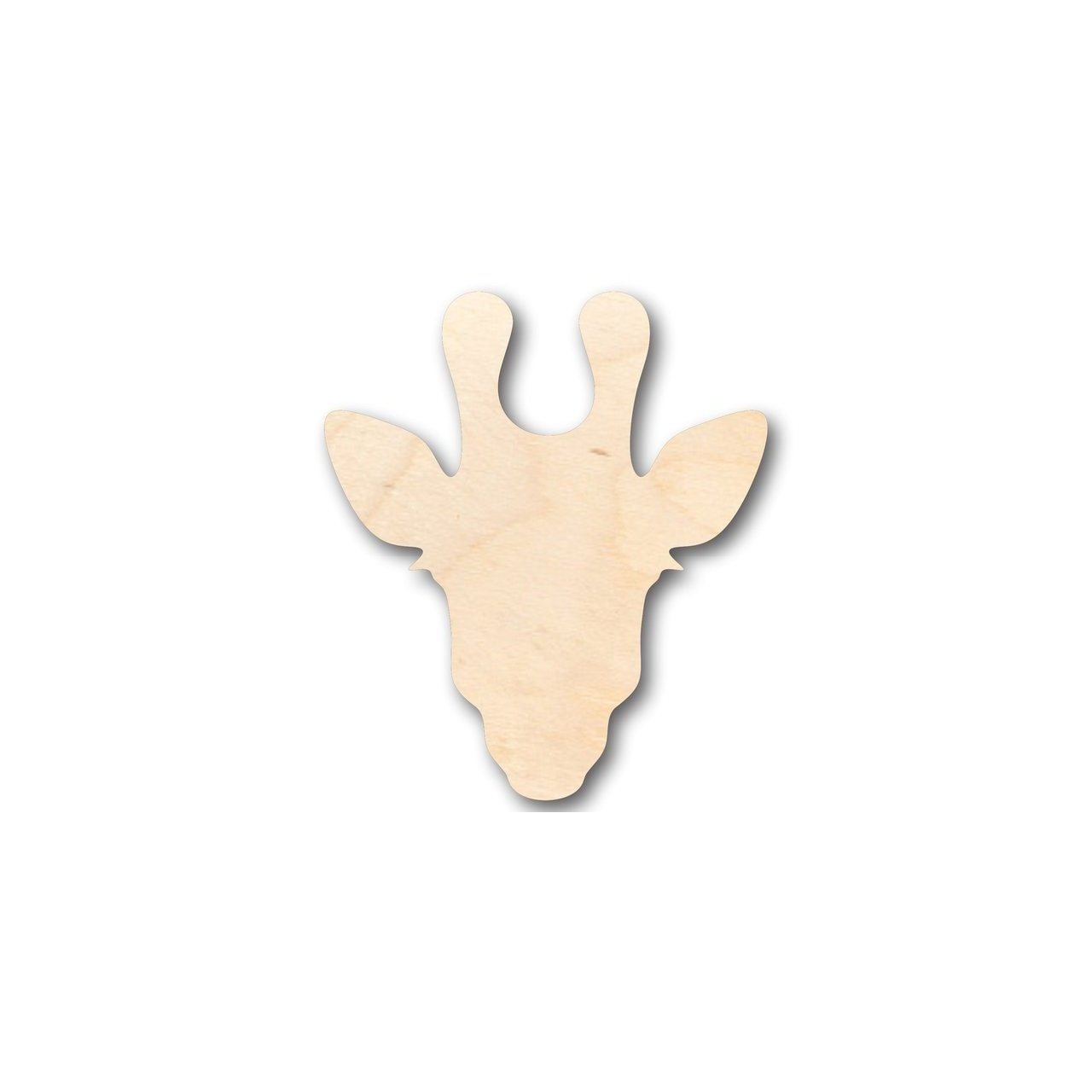 Unfinished Wooden Giraffe Head Shape - Animal - Wildlife - Craft - up to 24" DIY-24 Hour Crafts