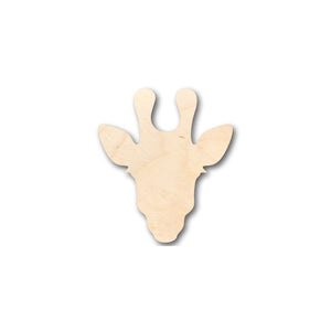 Unfinished Wooden Giraffe Head Shape - Animal - Wildlife - Craft - up to 24" DIY-24 Hour Crafts