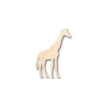 Load image into Gallery viewer, Unfinished Wooden Giraffe Shape - Animal - Wildlife - Craft - up to 24&quot; DIY-24 Hour Crafts
