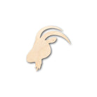 Unfinished Wooden Goat Head Shape - Farm Animal - Craft - up to 24" DIY-24 Hour Crafts