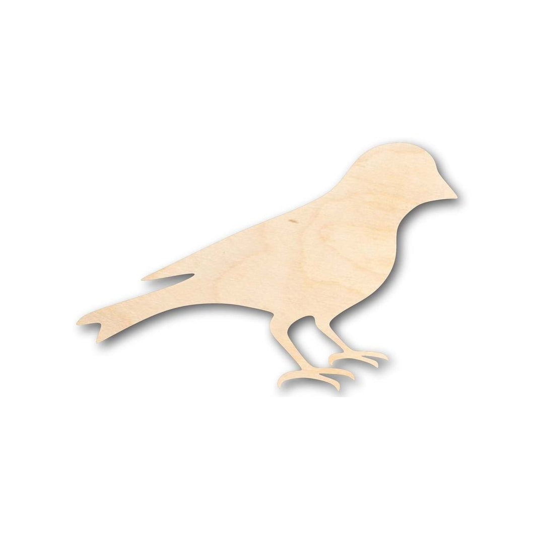 Unfinished Wooden Goldfinch Shape - Animal - Bird - Wildlife - Craft - up to 24