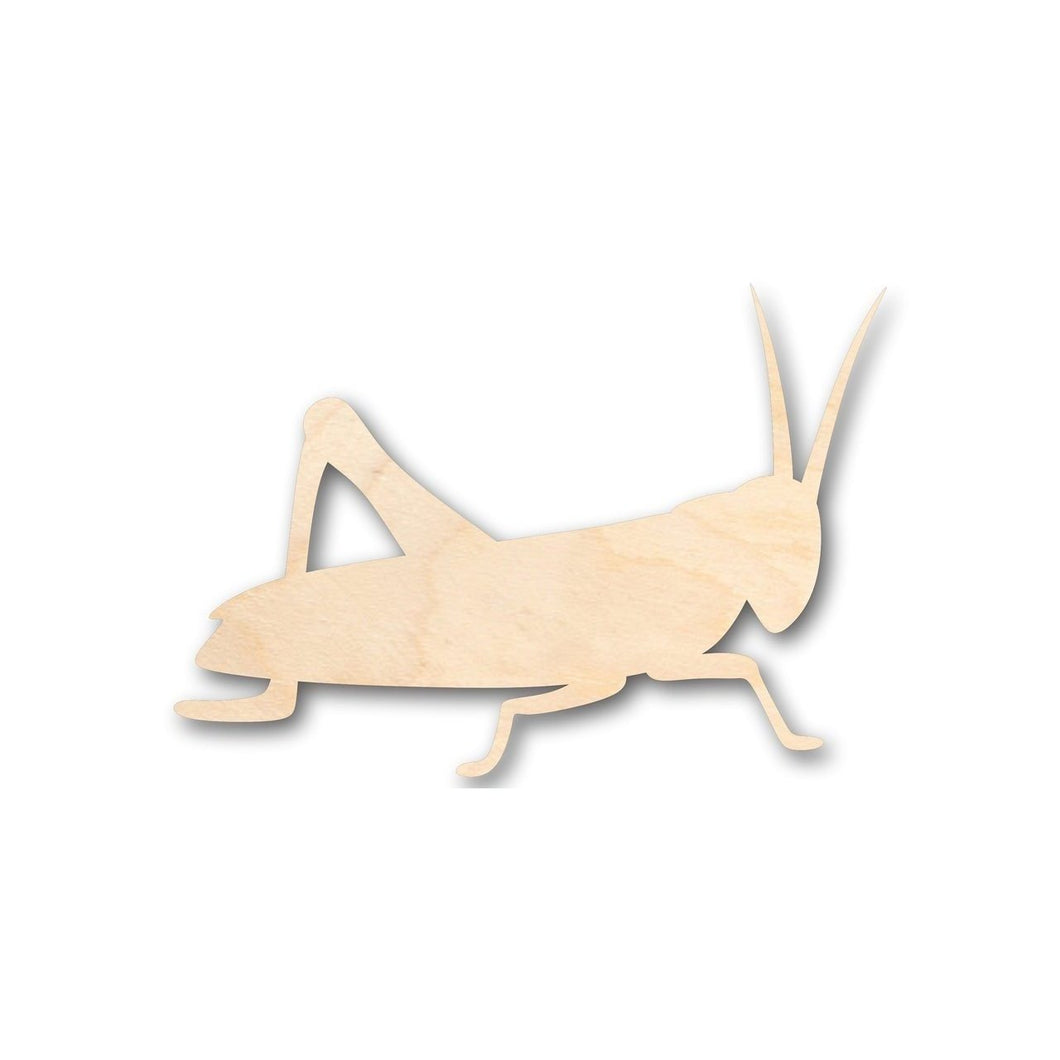 Unfinished Wooden Grasshopper Shape - Insect - Wildlife - Craft - up to 24