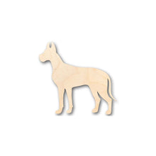 Load image into Gallery viewer, Unfinished Wooden Great Dane Dog Shape - Animal - Pet - Craft - up to 24&quot; DIY-24 Hour Crafts
