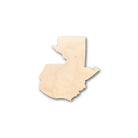Unfinished Wooden Guatemala Shape - Country - Craft - up to 24" DIY-24 Hour Crafts